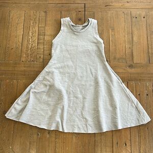 Boutique gray metallic star twirl dress